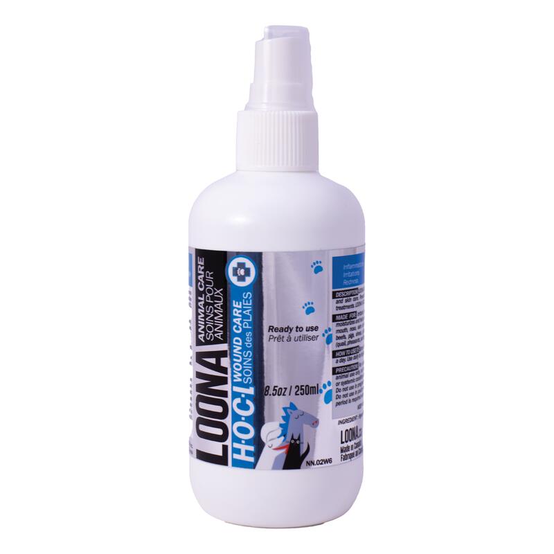 Liquide HOCL pour le soins de plaies pour animaux